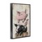 Stupell Industries Pig & Piglet Pile Framed Giclee, design by Tina LeCour